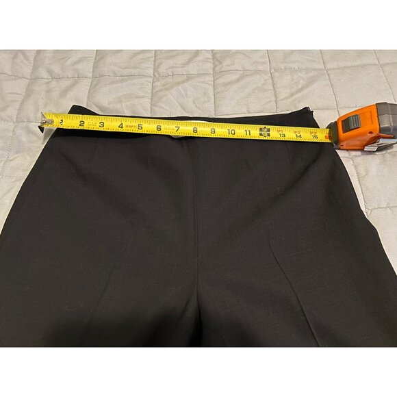 Lafayette 148 Pants Women Sz 2 Black Wool Blend Trouser Career Luxury Corpcore - Picture 3 of 16